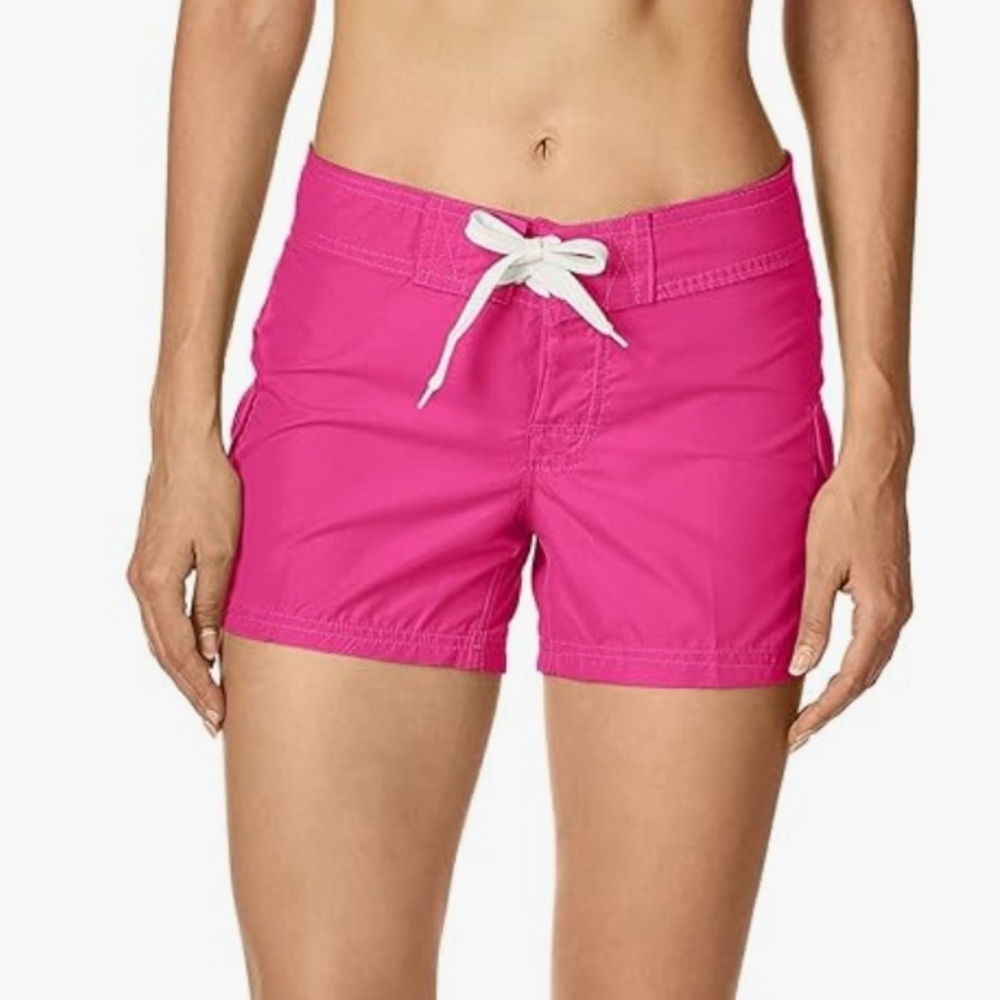 Kanu Surf Women's Hot Pink Fuschia Surf Board Quick Dry Shorts NWT 12 #1849